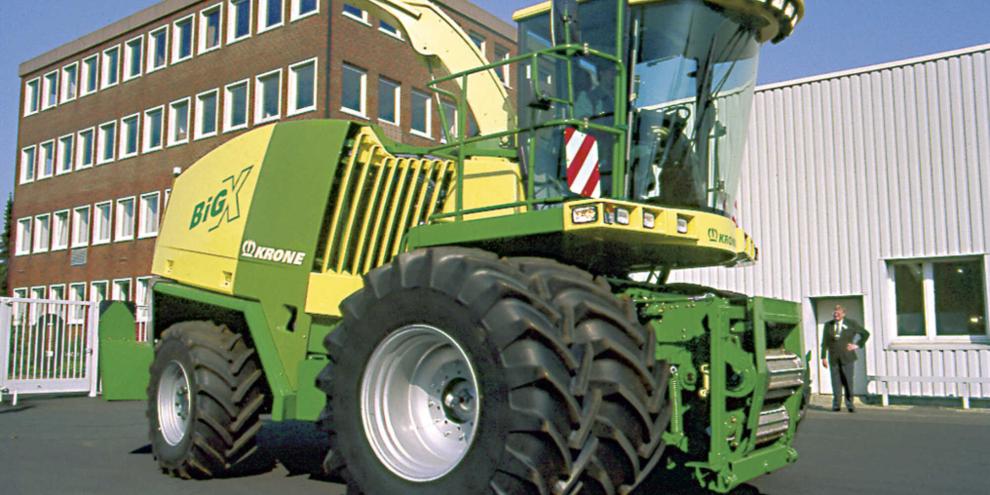 Mit diesem BiG X Prototypen startete Krone vor 25 Jahren zu den ersten Testeinsätzen.
