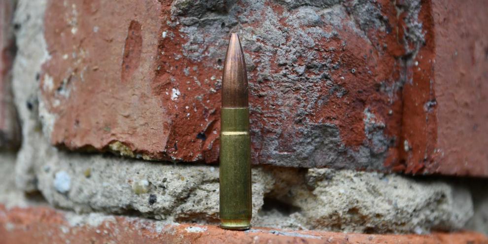Das Kaliber .221 Remington Fireball – hier aber nur mit der Hülse, die für ein anderes Geschoss aufgeweitet wurde.