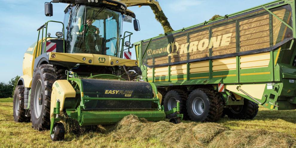 Der Feldhäcksler BiG X ist eigentlich ein gefragtes Produkt für den US-Markt - doch aufgrund der Zölle ist gerade keine wirtschaftlich tragfähige Belieferung möglich.