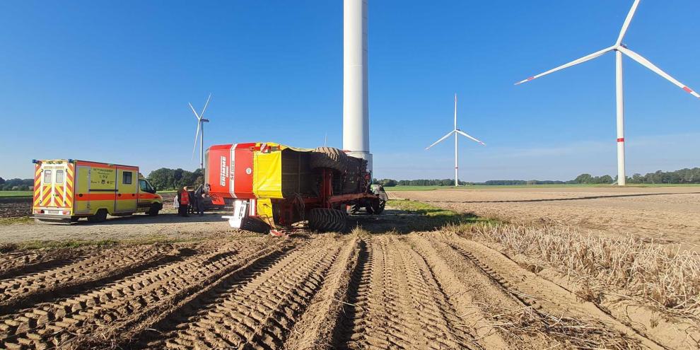 In den vergangenen Wochen sind während der Kartoffelernte einige Roder, wie hier in Arendorf, umgekippt.