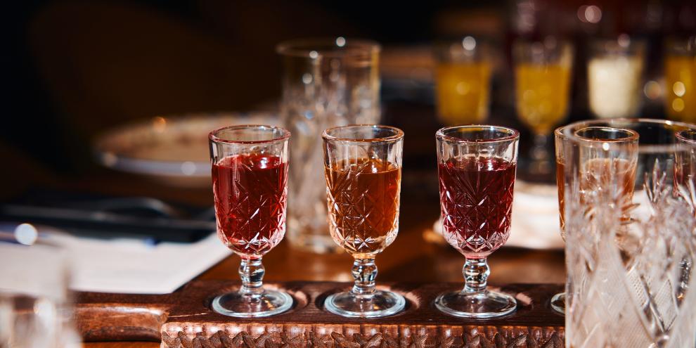 Liköre im Glas Liköre im Glas