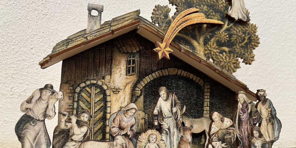 Weihnachtskrippe-Christkind-Weihnachten