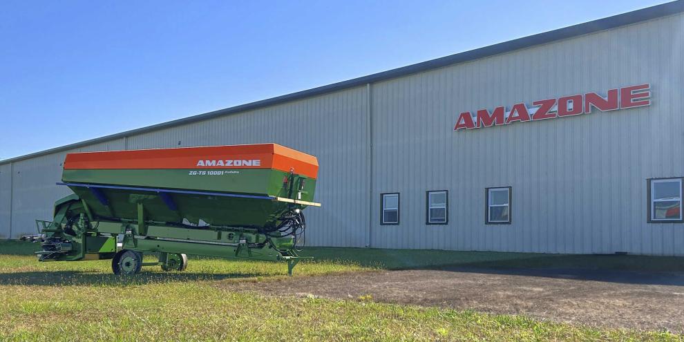 Der neue Amazone-Standort befindet sich in einer der bedeutendsten Agrarregionen der Vereinigten Staaten.