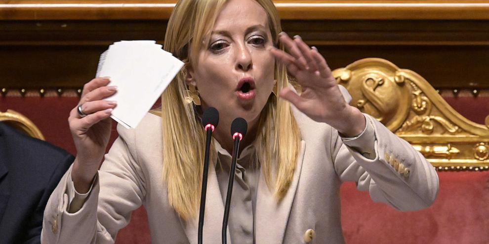 Giorgia Meloni, Italiens Ministerpräsidentin.
