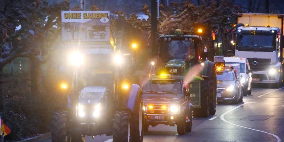 Bauern demonstrieren dieses Mal gegen Lidl. (Symbolbild)