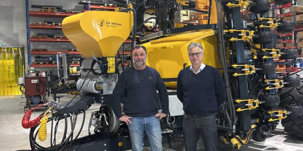 Lars Askeling (li.) und Nils Ahlstrand haben zum Jahreswechsel die verbleibenden 20 Prozent Anteile von Lyckegård an der Soil and Seed Equipment gekauft.