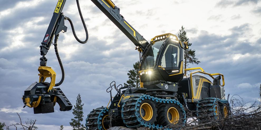 Der Harvester EcoLog 688G kommt Ende 2026 auf den Markt.