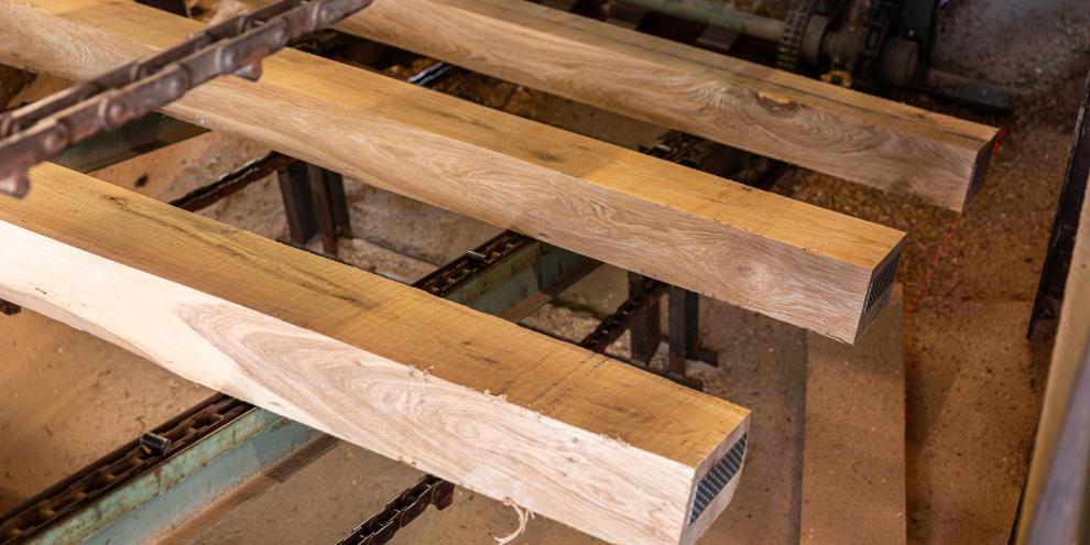 Heimisches Laubholz soll wieder zurück ins Gleisbett. Das fordert unter anderem das Sägewerk Lacker Nature und zeigt die zahlreiche Vorteile auf - auch von Käferholz.