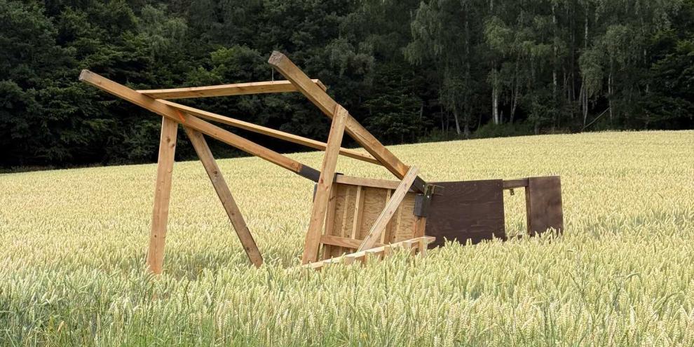 In Sachsen war ein Jäger verstorben, nachdem er mit einer Kanzel umgefallen war (Symbolbild).