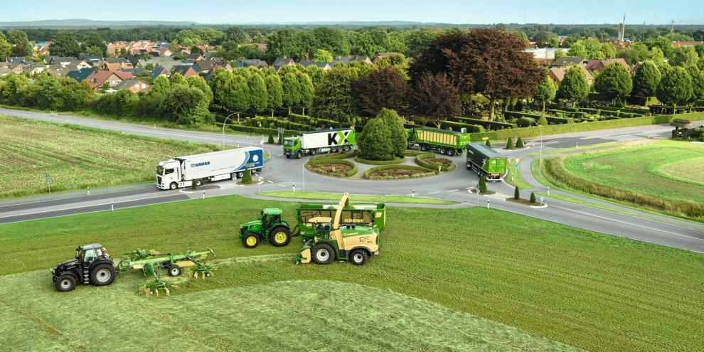 Krone blickt auf ein schwieriges Geschäftsjahr zurück. Während die Nutzfahrzeugsparte schwächelt, halten sich die Landmaschinen vergleichsweise stabil.