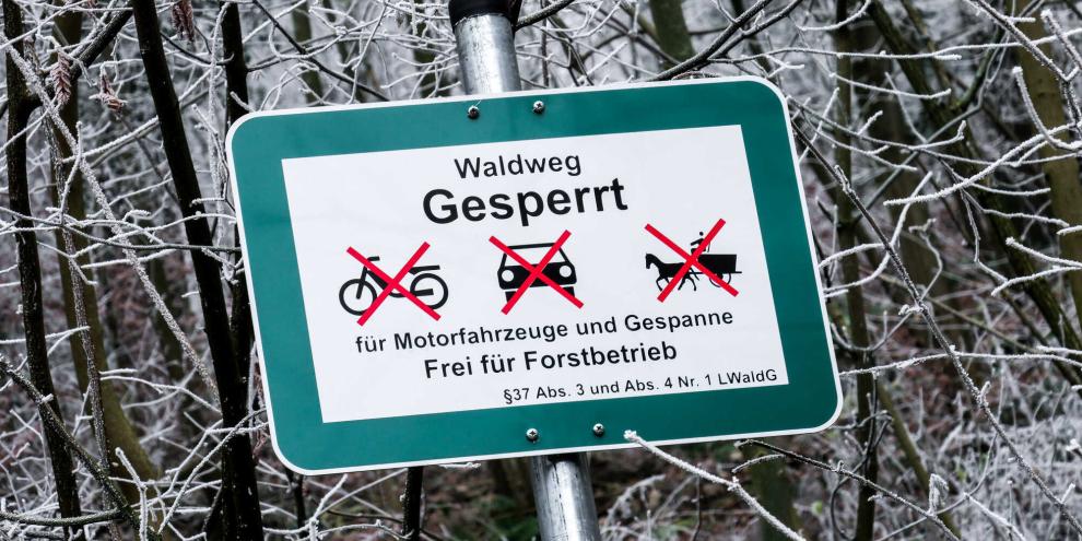 Waldbesitzer dürfen keine beliebigen Verbote durchsetzen.