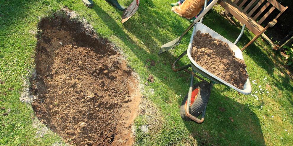 Auch wenn einem das Grundstück gehört, darf man nicht immer so tief graben wie man möchte.