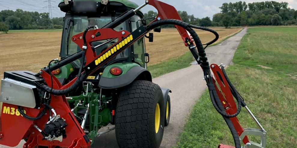 Die Marolin-Produkte – wie dieser Böschungsmäher – werden ab sofort in Deutschland und Österreich von Agritec vertrieben.