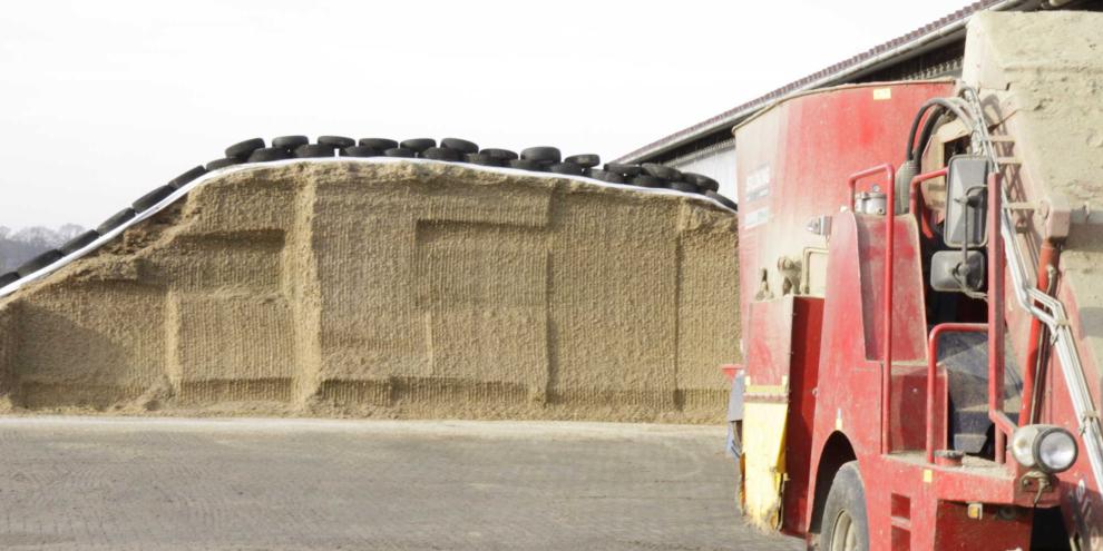 Schluss mit Autoreifen und Sandsäcken an der Silo-Anschnittkannte: Landwirt hat ein einfache Lösung für nur 160 €.