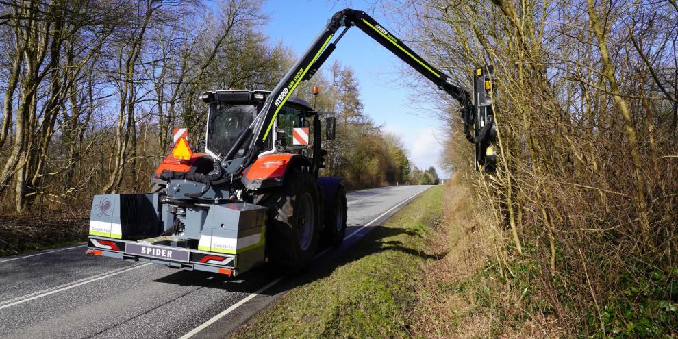 Der GreenTec-Auslegerarm Spider wurde auf der demopark 2023 ausgezeichnet.