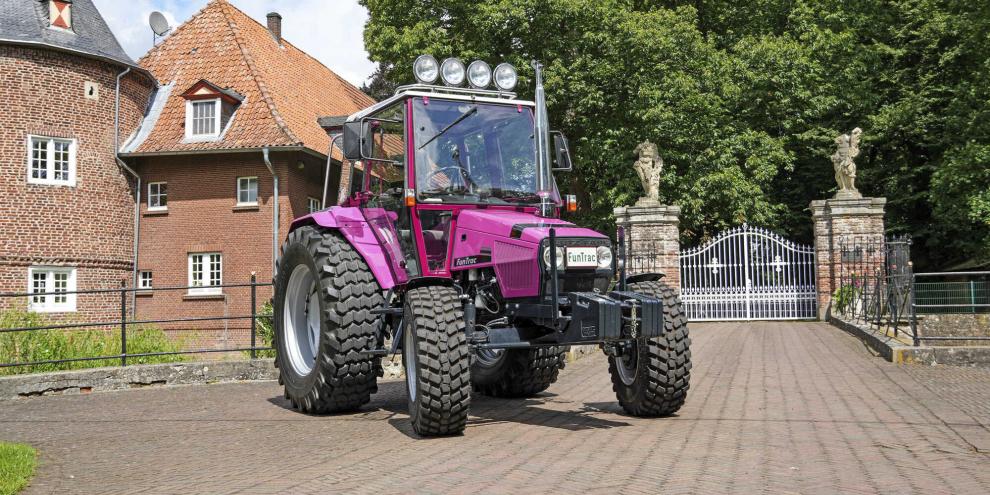 Der Funtrac von Deutz-Fahr gehört definitiv zu den exotischen Versuchen des Herstellers die Kundschaft zu vergrößern.