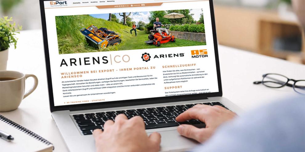 Die Händlerplattform ExPort von AriensCo soll einen zentralen Zugang zu allen wichtigen Prozessen und Informationen schaffen.