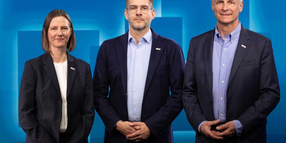 V.li.n.re: Dr. Katharina Hartl, Michael Budde und Martin Hettich.