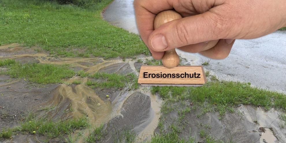 Erosionsschutz wird nach Starkregen vor allem in Hanglagen immer wichtiger.
