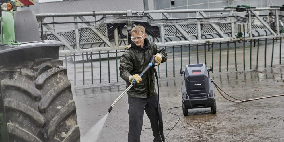 Nilfisk hat erst vor kurzem neue professionelle Hochdruckreiniger – auch für die Landwirtschaft – vorgestellt.