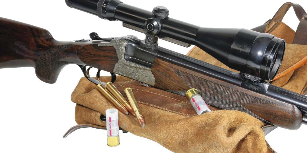 Selbst in ihrer Grundausführung trägt die Bockbüchsflinte Heym 55 eine Tierstückgravur.