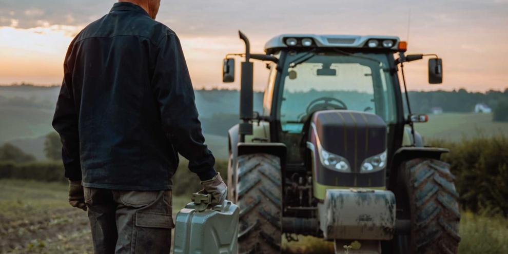 Krieg-Landwirtschaft-Diesel-Knappheit