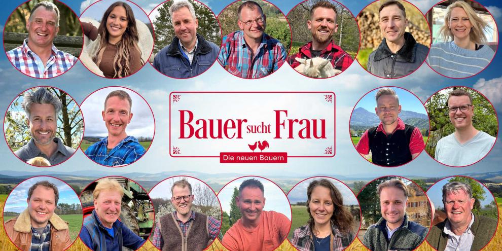 18 Landwirte und Landwirtinnen aus ganz Deutschland suchen 2026 bei„Bauer sucht Frau“ die große Liebe. Unter ihnen sind auch drei Kandidaten aus Ostdeutschland.