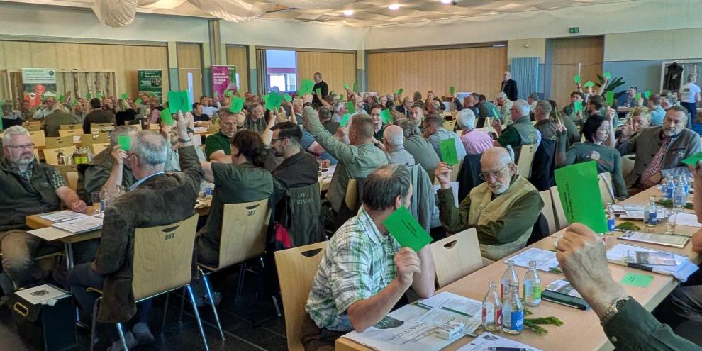 Die Wahlen des Präsidenten und des Schatzmeisters verliefen zügig.