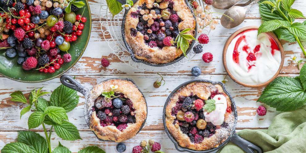 Rezept: Pfannen-Beerenkuchen