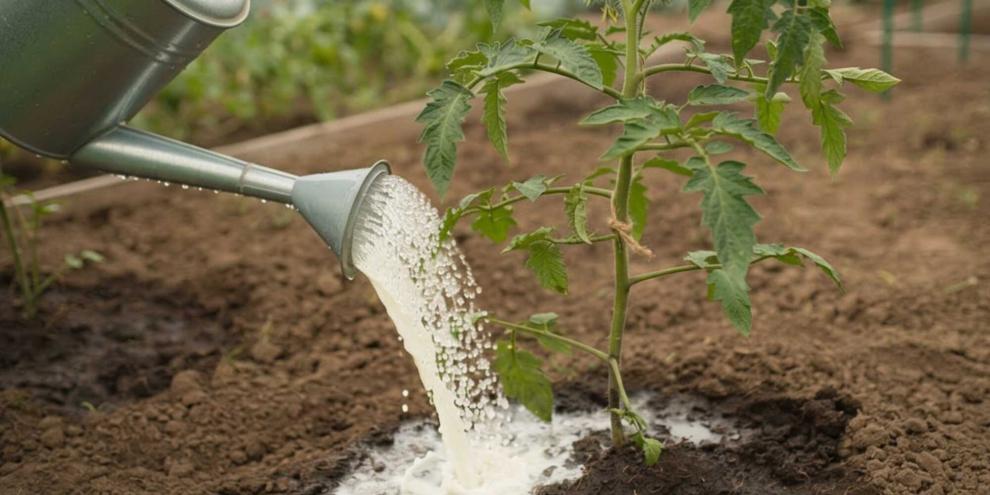 Ist es wirklich sinnvoll, Tomaten mit verdünnter Milch zu gießen?