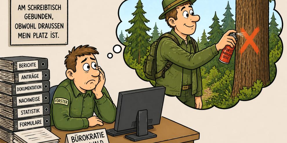 Abb. 2: Bürokratie statt Wald