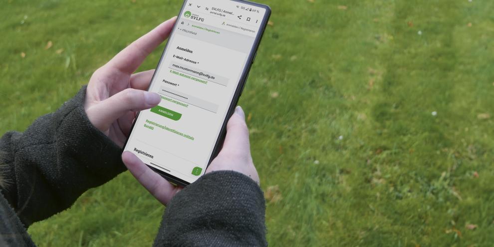 Die Präventionsprämie bei der SVLFG lässt sich auch online beantragen