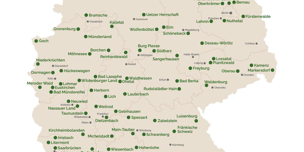 Mittlerweile hat FriedWald in Deutschland 100 Standorte.