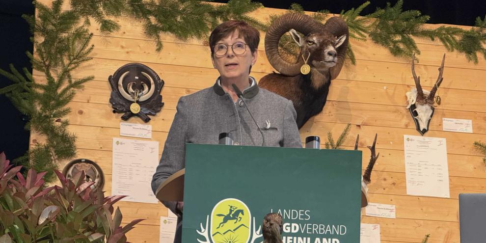 Dr. Gitta Greif-Werner ist die neue Präsidentin des Landesjagdverbandes Rheinland-Pfalz.