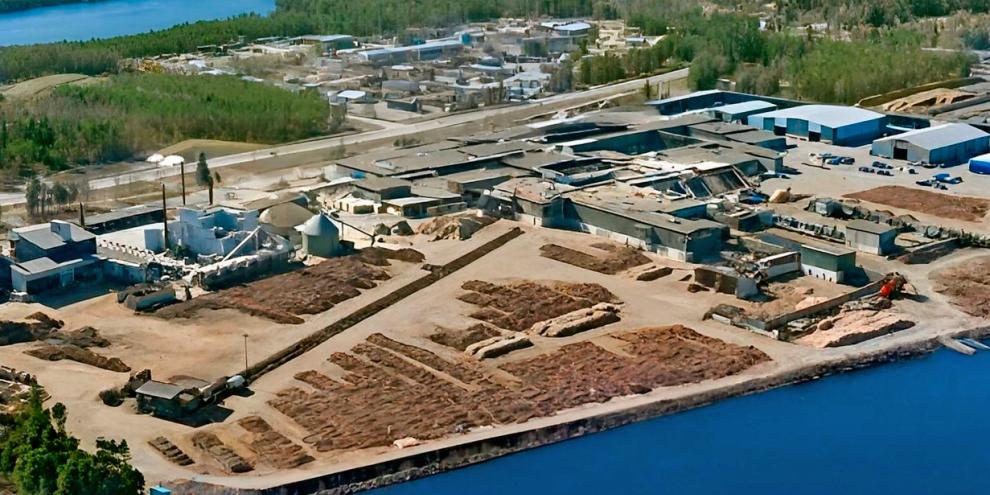 Das Sägewerk Kuhmo