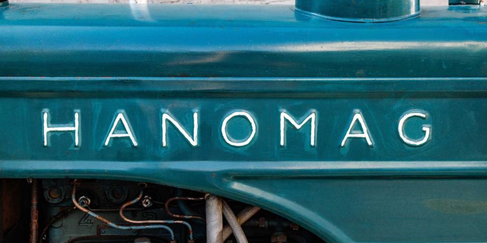 Das Logo eines alten Hanomag