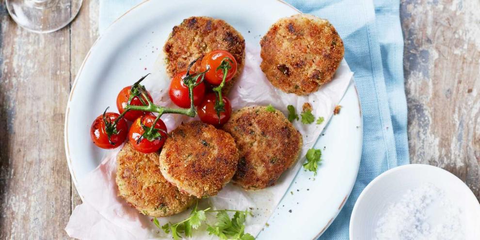 Die griechische Alternative: Fleischtomatenpuffer (Keftedes)statt Fleischpflanzerl (Bifteki)
