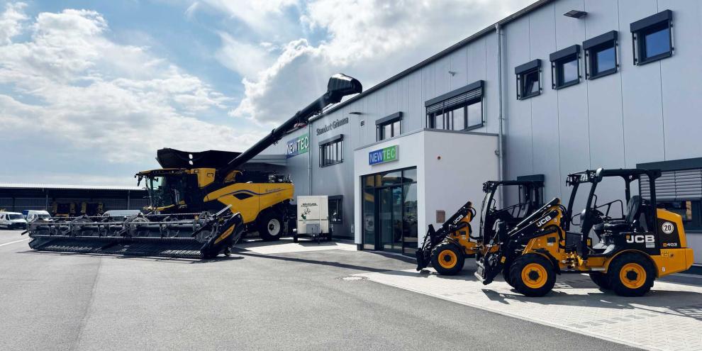 Die Agravis investiert fortlaufend in Neubau und Modernisierung ihrer Technik-Standorte, wie hier in den Neubau der Newtec-Niederlassung in Grimma.