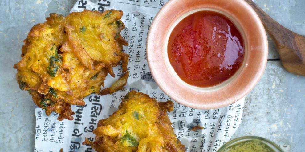 Tapas auf Indisch: Zwiebel-Bahji