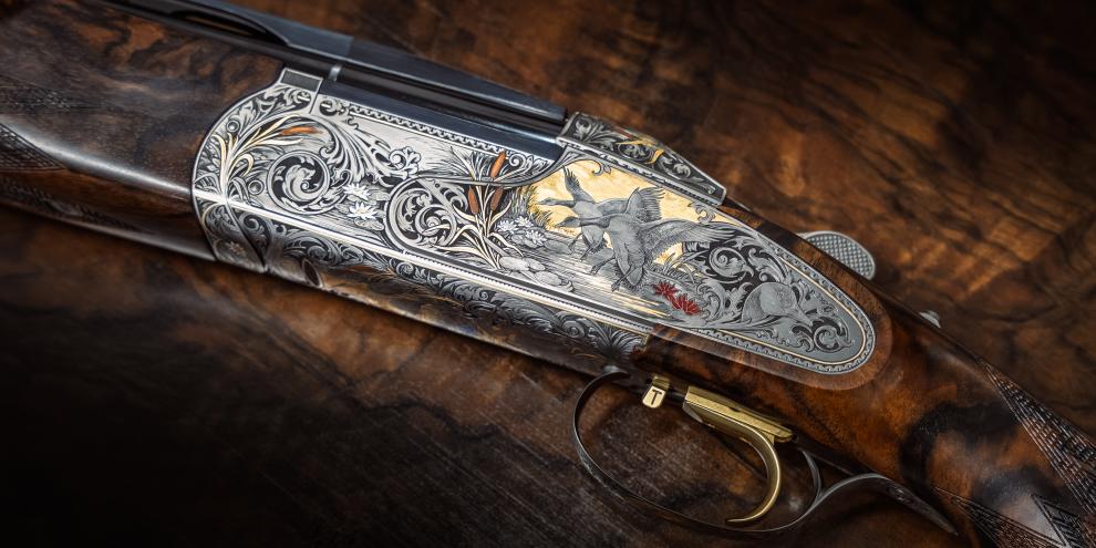 Krieghoff-Flinte-graviert