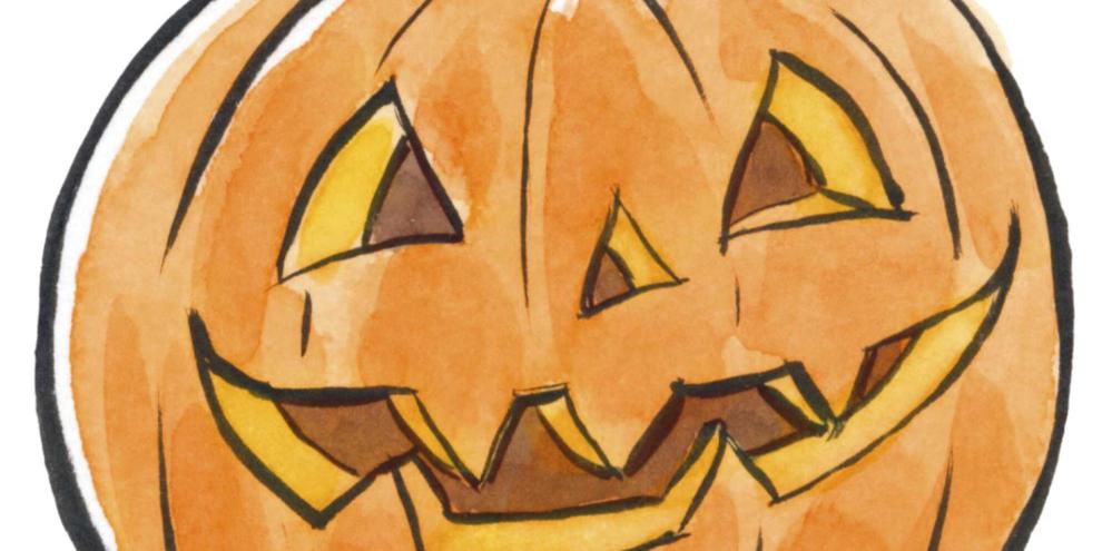Kuerbis-Helloweengesicht_Illustration