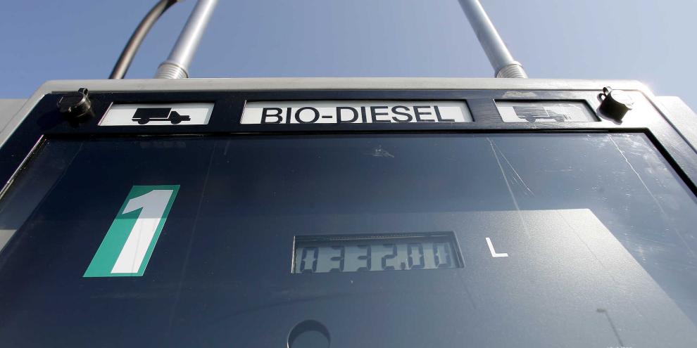 Eine Zapfsäule für Biodiesel