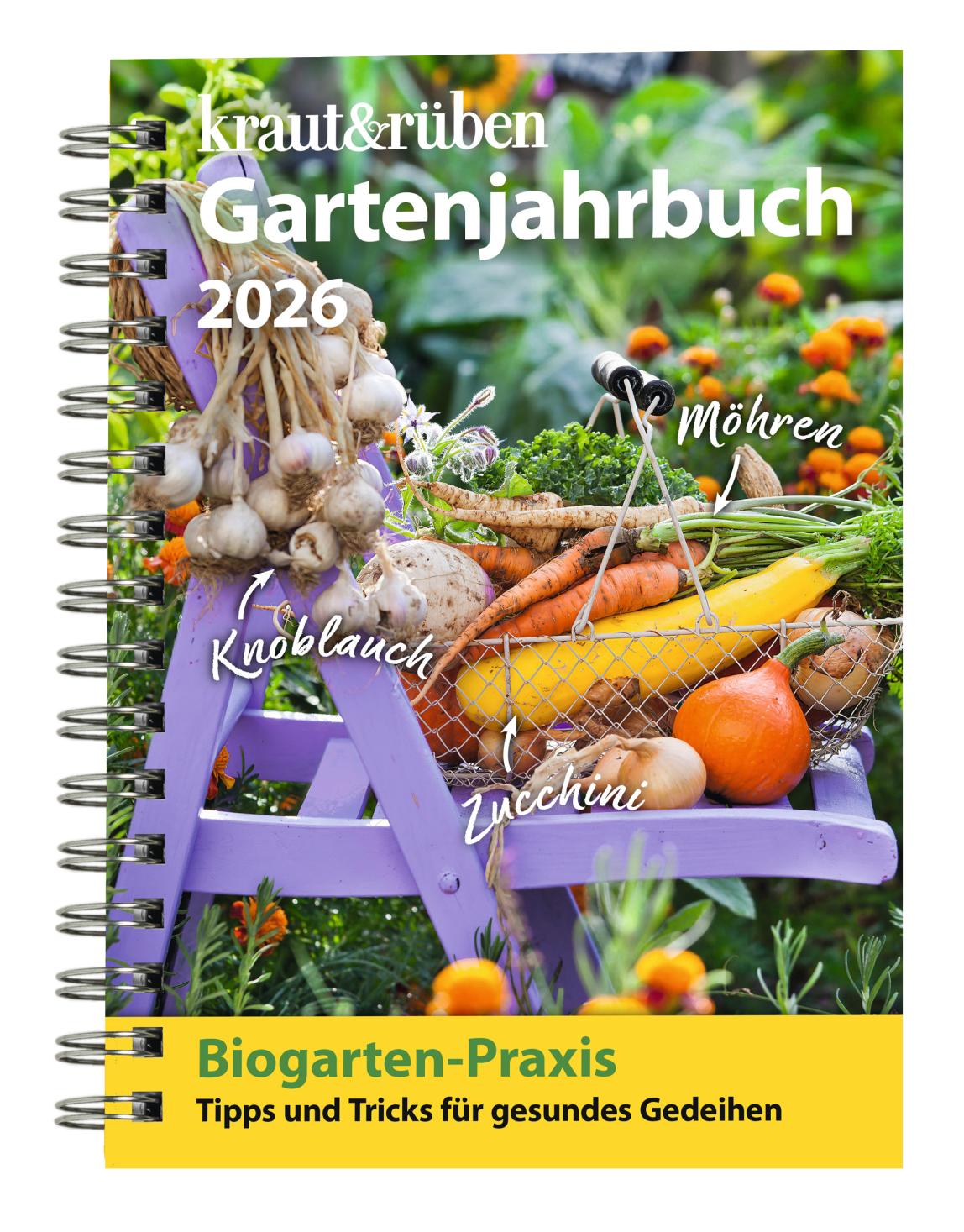 k&r Gartenjahrbuch 2026 Cover