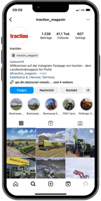 Abbildung: Ein Smartphone mit Inhalten des Instagram-Kanals