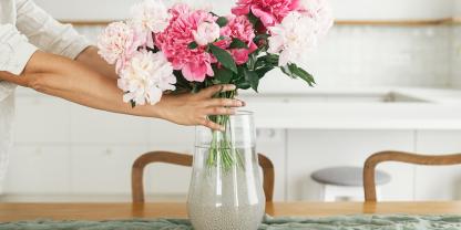 Blumenstrauß in Vase