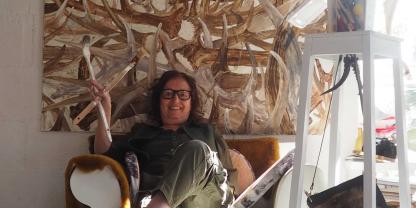Kunst, Natur und Jagd treffen bei Anneliese Hermes aufeinander.
