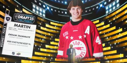 Eishockeyspieler und Bauernjunge Martin Brady