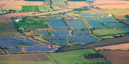 Solaranlagen auf Ackerflächen in England