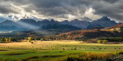 Eine Ranch in den USA in Colorado