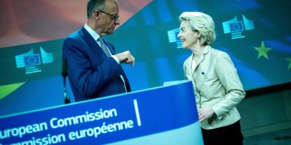 Bundeskanzler Friedrich Merz nimmt EU-Präsidentin Ursula von der Leyen in die Pflicht. Sie soll schnell die EU-Entwaldungsverordnung nachbessern.